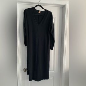 Smash + Tess Long Sleeved Dress- Midnight Black - size L